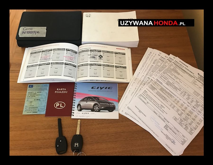Sprzedany Honda Civic 1.8 Automat 2009 72000 Km Krajowa